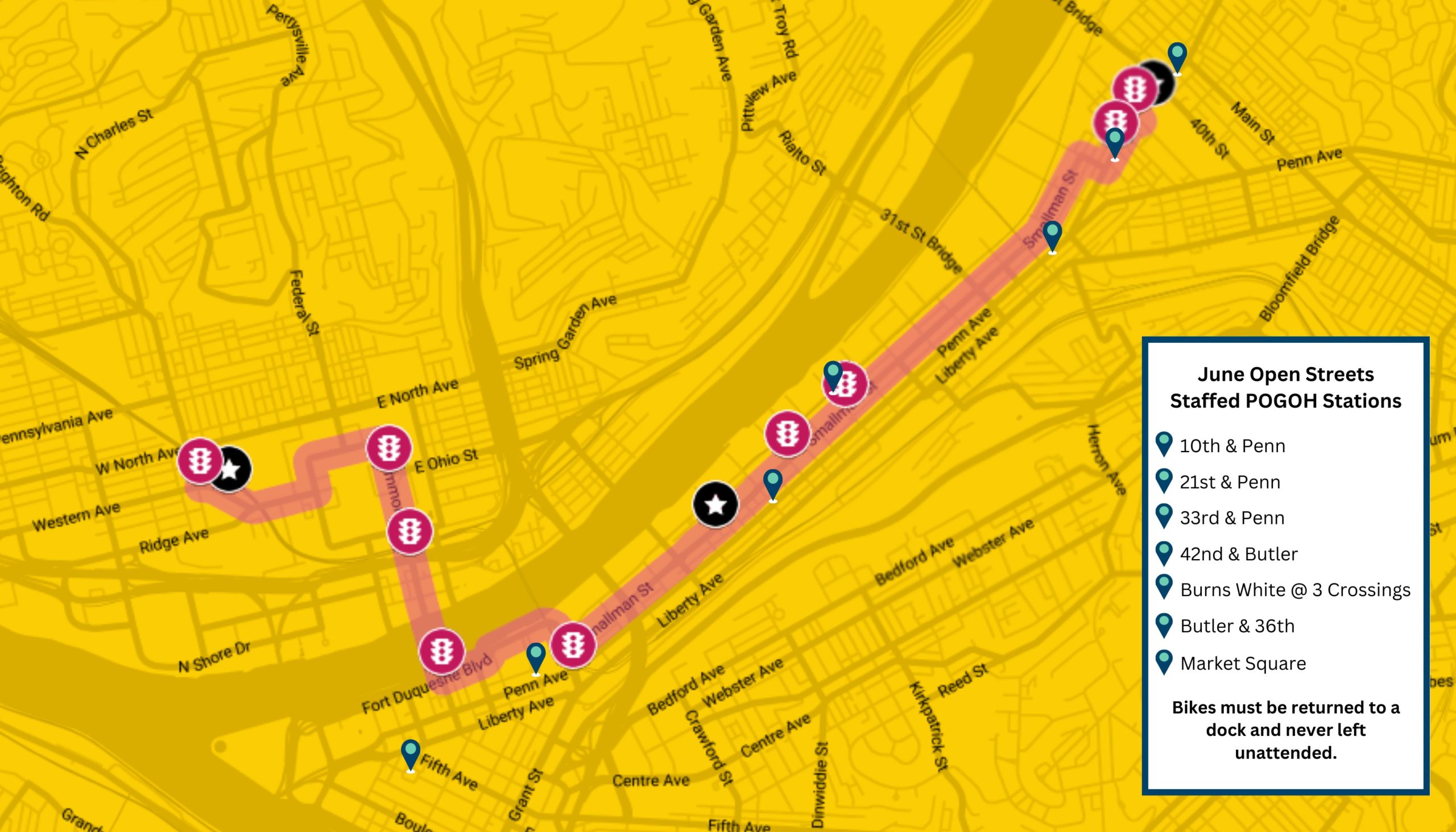 Open Streets Staffed Station June